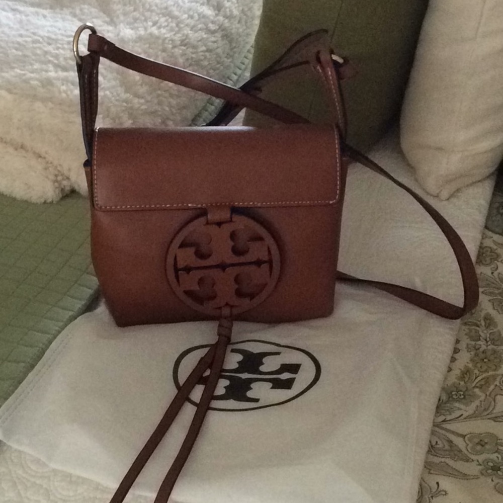 TB soft vegan leather cross body bag